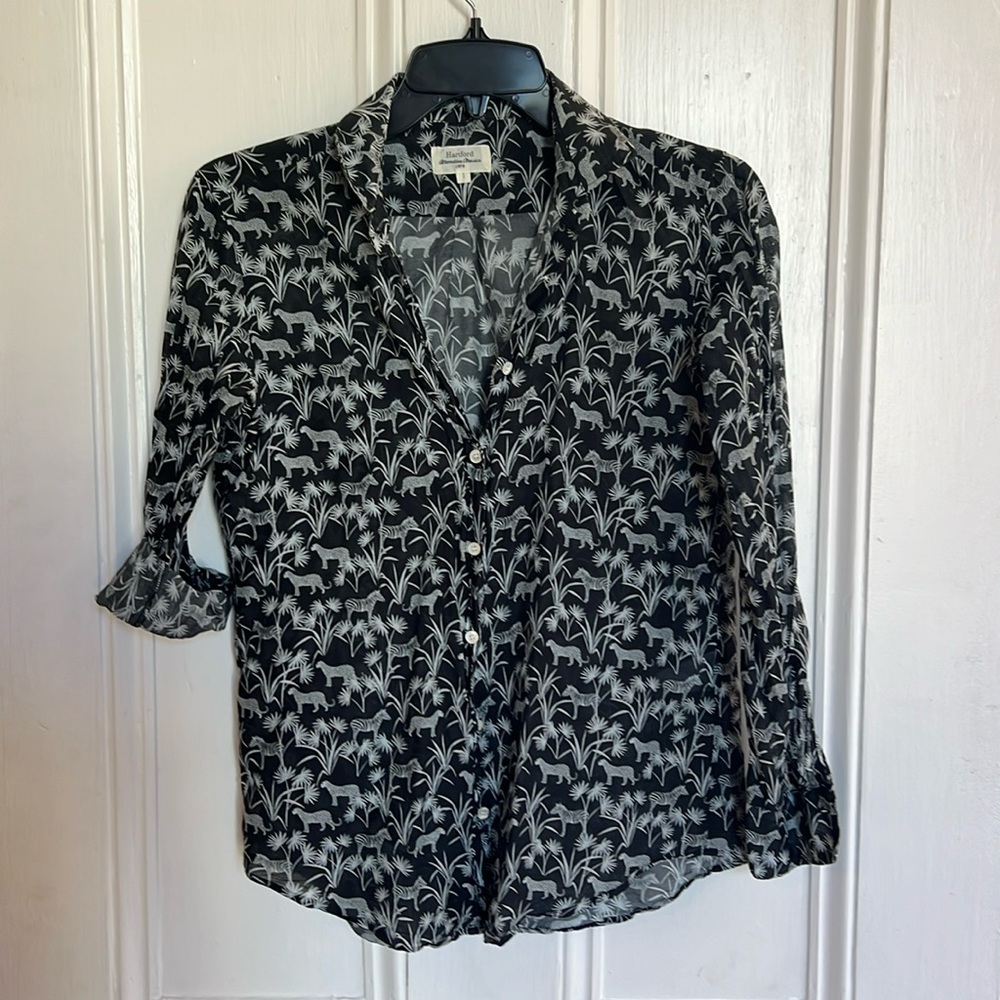 Hartford button down cotton voile shirt